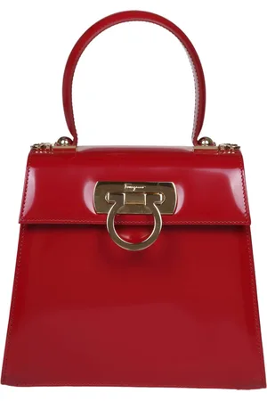 Salvatore Ferragamo Top Handle S Bag In Calfskin