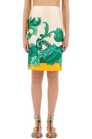 Etro Floral Paisley Print Skirt