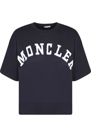 Moncler Logo Printed Cropped T-shirt