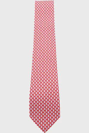 Salvatore Ferragamo Red Silk Tie