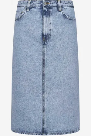 Totême Denim Midi Skirt