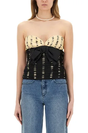 VALENTINO Plusdepois Print Chiffon Top