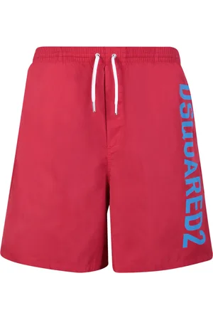 Dsquared2 Red Technicolor Swim Shorts
