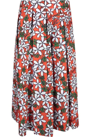 ALESSANDRO ENRIQUEZ Jasmine Poplin Skirt Wheel In