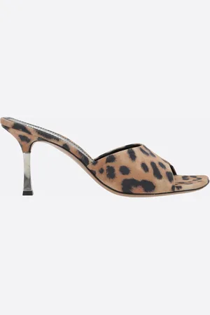 PARIS TEXAS Lorena Mule Sandals In Printed Suede