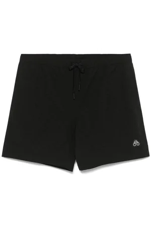 Moose Knuckles Logo Detailed Drawstring Swim Shorts