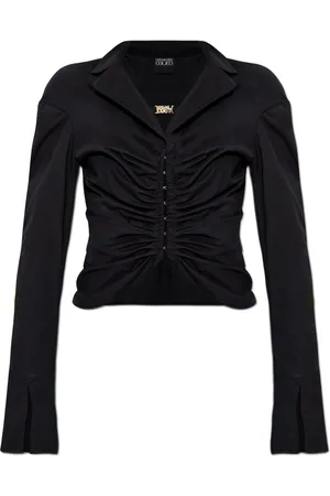 VERSACE Cotton Shirt With Draping