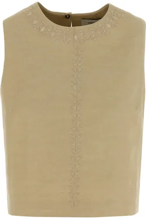 YVES SALOMON Embroidery Top