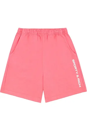 Sporty & Rich Bold Logo Gym Shorts