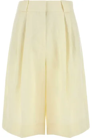 Blazé Milano Pastel Pink Linen Odin Bermuda Shorts