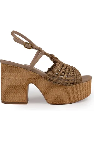 Twin-Set Straw Wedge Shoes