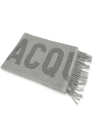 Jacquemus Logo Jacquard Fringed Edge Scarf
