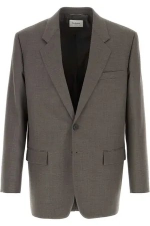 Saint Laurent Grey Wool Blazer