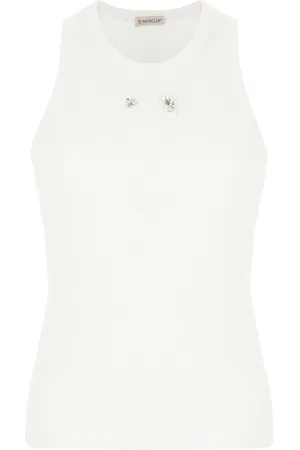 Moncler White Cotton Top