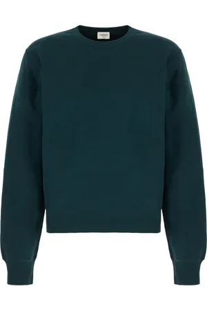 Saint Laurent Dark Green Cotton Sweatshirt