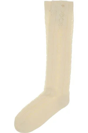 VALENTINO GARAVANI Ivory Cotton Socks