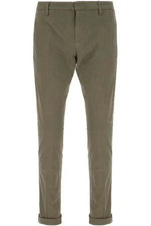 Dondup Embroidered Stretch Lyocell Blend Pants
