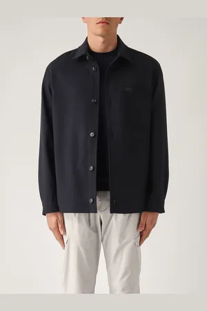 FAY Overshirt In Tela Di Lana Jacket