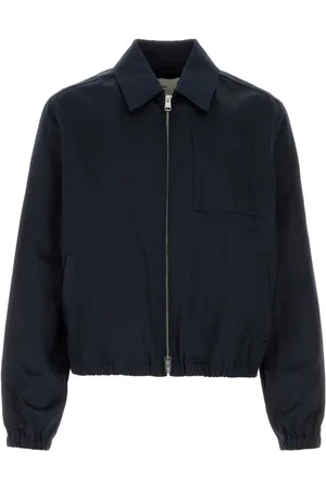 Ami Navy Blue Cotton Jacket