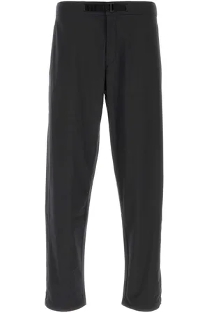 HERNO Black Stretch Polyester Pant