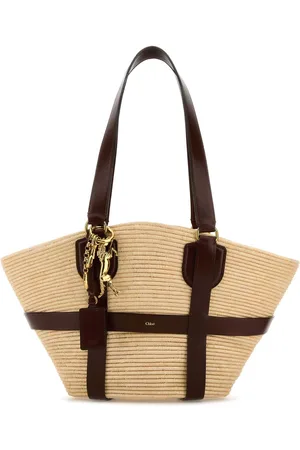 Chloé Raffia Kerala 25 Shopping Bag