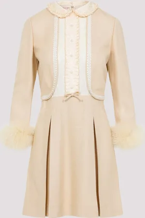 VALENTINO Feathers Mini Dress