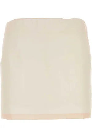 Sportmax Pastel Pink Silk Adelchi1234 Mini Skirt
