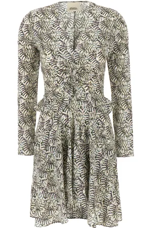 Isabel Marant Printed Stretch Silk Dress