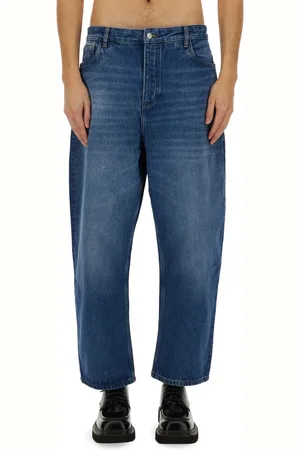 STUDIO NICHOLSON Curved Cropped Jeans