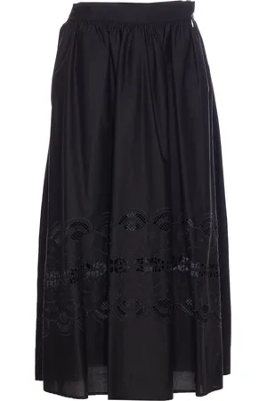 Liu Jo Cotton Skirt With Embroidery