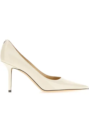 Jimmy Choo Ivory Leather Love Pumps