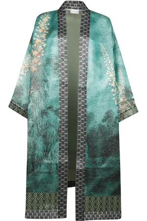 PIERRE-LOUIS MASCIA Multicolor Damask Over Kimono