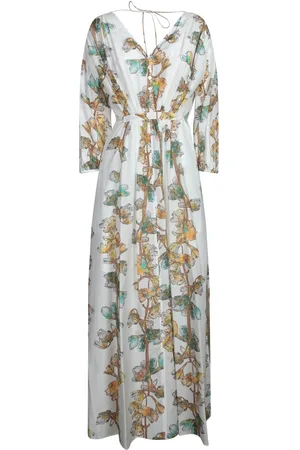 Paul Smith White Printed Long Dress