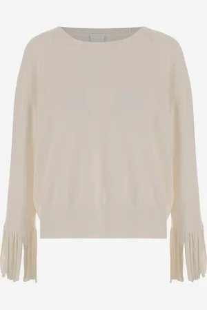 Allude Cashmere Sweater With Bangs