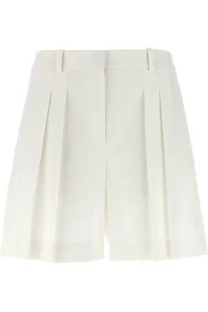 THEORY Pleated Bermuda Shorts