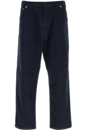 Prada Embroidered Denim Jeans