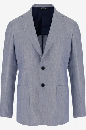 Brian Dales Single-breasted Linen Jacket