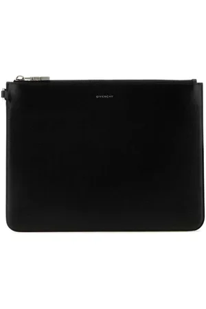 Givenchy Logo Detailed Zipped Clutch Bag