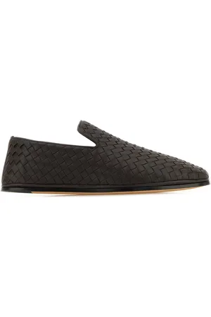 Bottega Veneta Brown Leather Slippers
