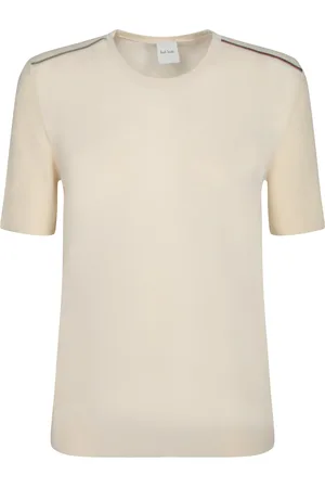 Paul Smith Knitted Cream T-shirt