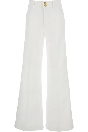 THE SEAFARER Jane Pants With Patch Pockets On The Front And Logo Patch On The Back In Cotton Woman