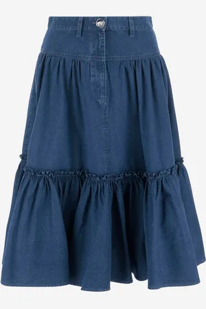 VALENTINO Cotton Midi Skirt