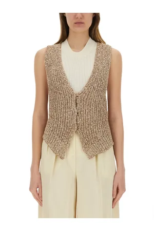 ALYSI Tricot Vest With Sequins
