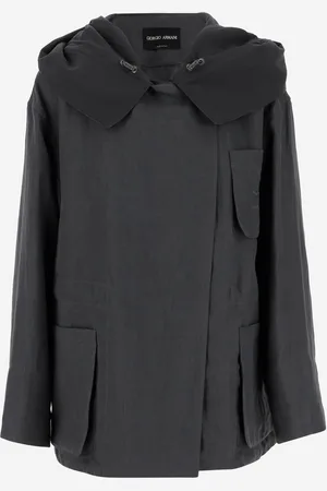 Giorgio Armani Hooded Linen Jacket