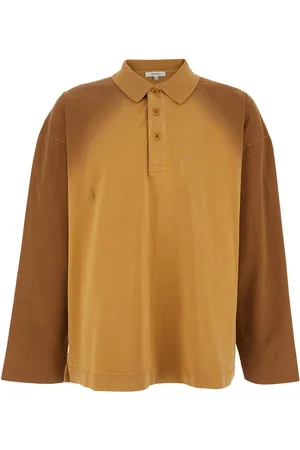J.W.Anderson J. W. Anderson Polo Shirt With Classic Collar And Logo Detail On The Front In Cotton Man