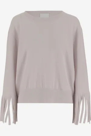 Allude Cashmere Sweater With Bangs