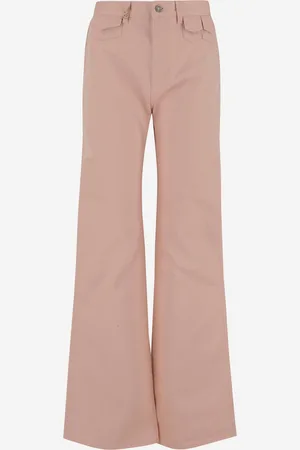Chloé High Waist Cotton Flare Jeans