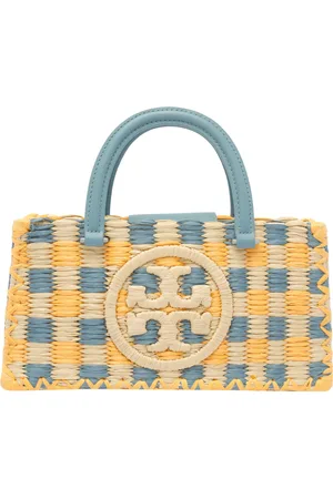 Tory Burch Ella Crochet Check Tote Bag