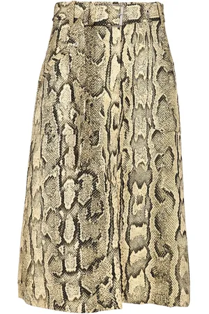 DRIES VAN NOTEN Sheraz Python Skirt