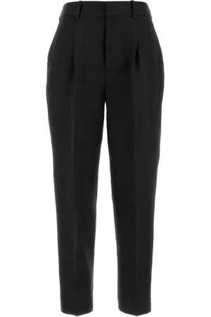 PT Torino Black Linen Pant
